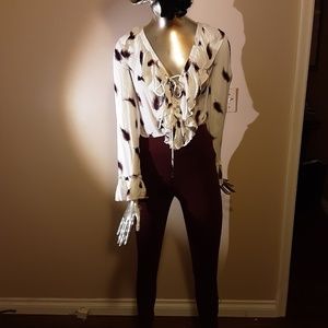 Forever 21 crop top and leggings